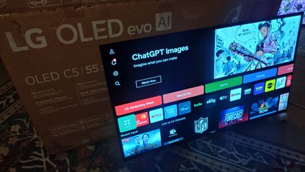LG OLED evo C5 55-Inch 4K Smart TV foaming wear