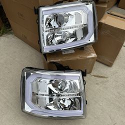 New Chevy Silverado LED Headlights 07-2013