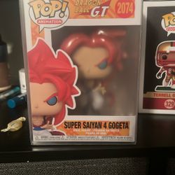 Super Saiyan 4 Gogeta Funko Pop (with Protector)
