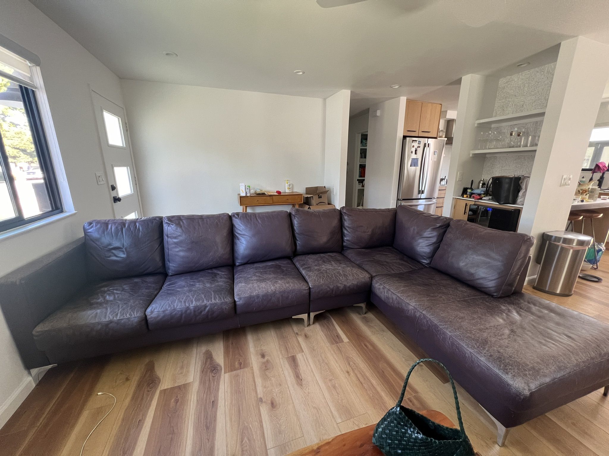 American Leather - Sectional Couch Genuine Leather