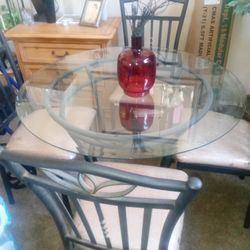 Adorable Glass Table for Four