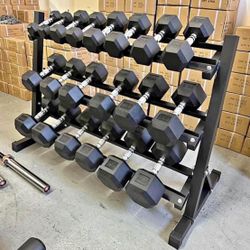 5-50 Dumbbells, Bench