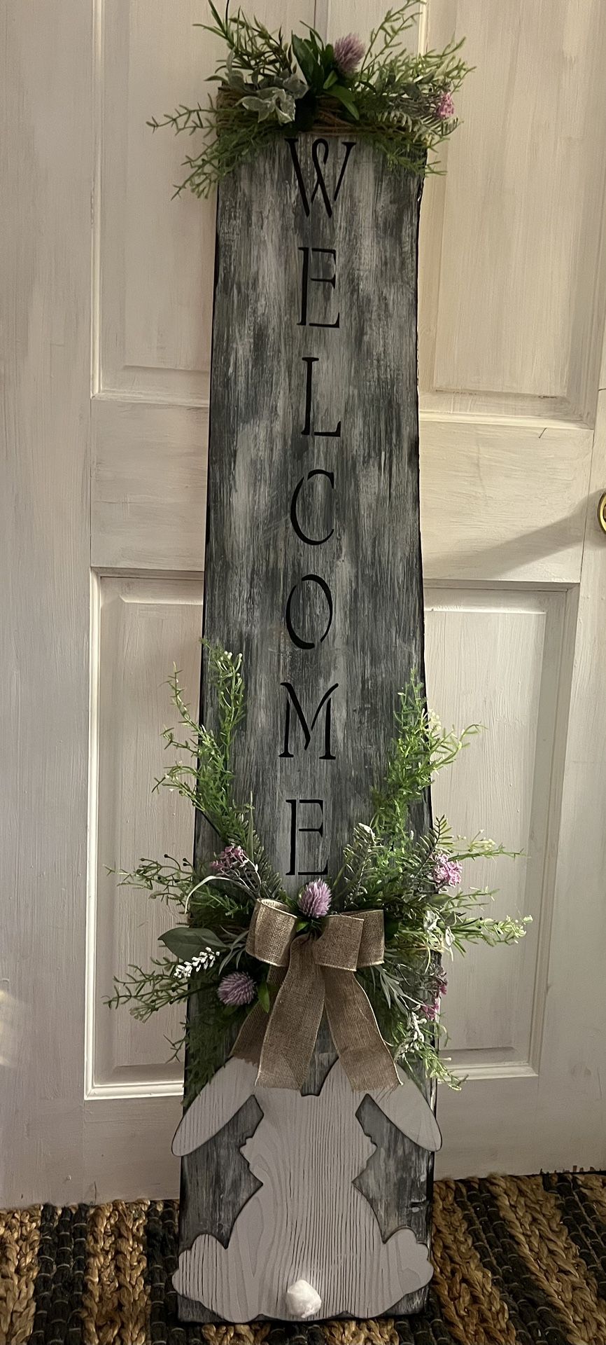 Hand Made With Love -Wood Welcome Sign