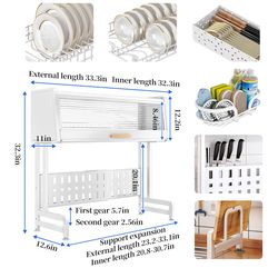 White Dish Rack