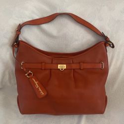 Salvatore Ferragamo | Women's Handbag, Orange, Leather | Good Condition