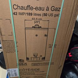 New  never  use 50 Gal  Water Heater