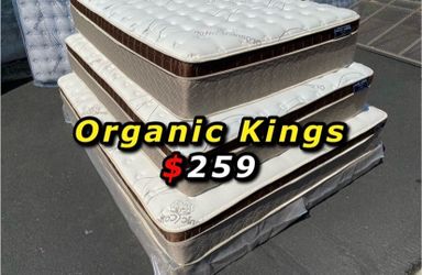 King organic cloud edition Europillow top 12inch mattress