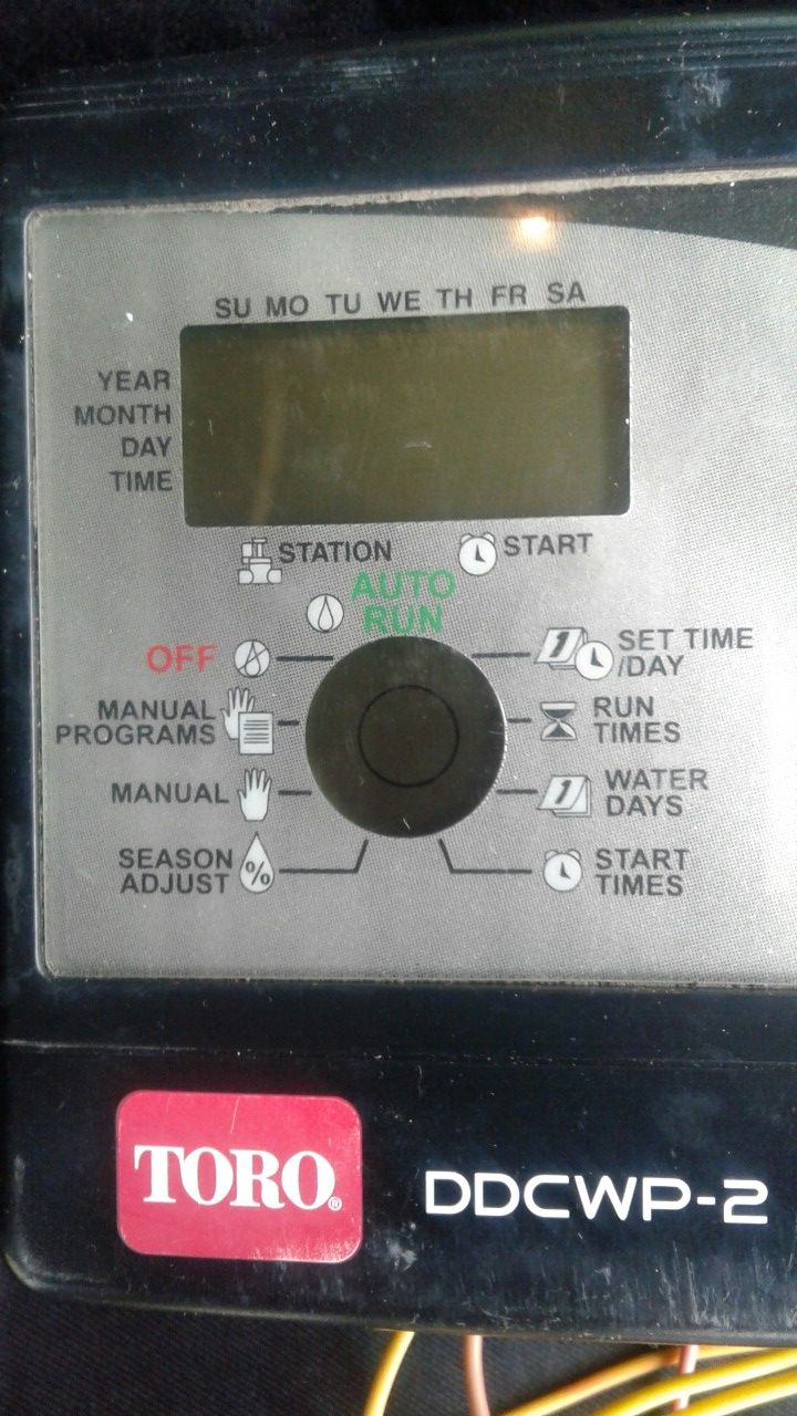 Toro sprinkler timer