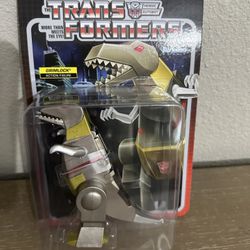 Super 7 Reaction Transformers Dinobots Grimlock Unpunched 