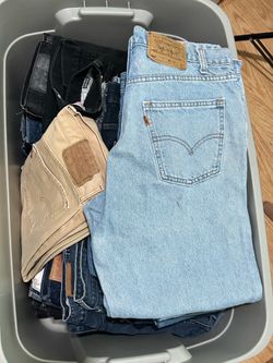 38 Levi’s Denim Jeans - Wholesale Bundle Lot  - 501 505 517 550