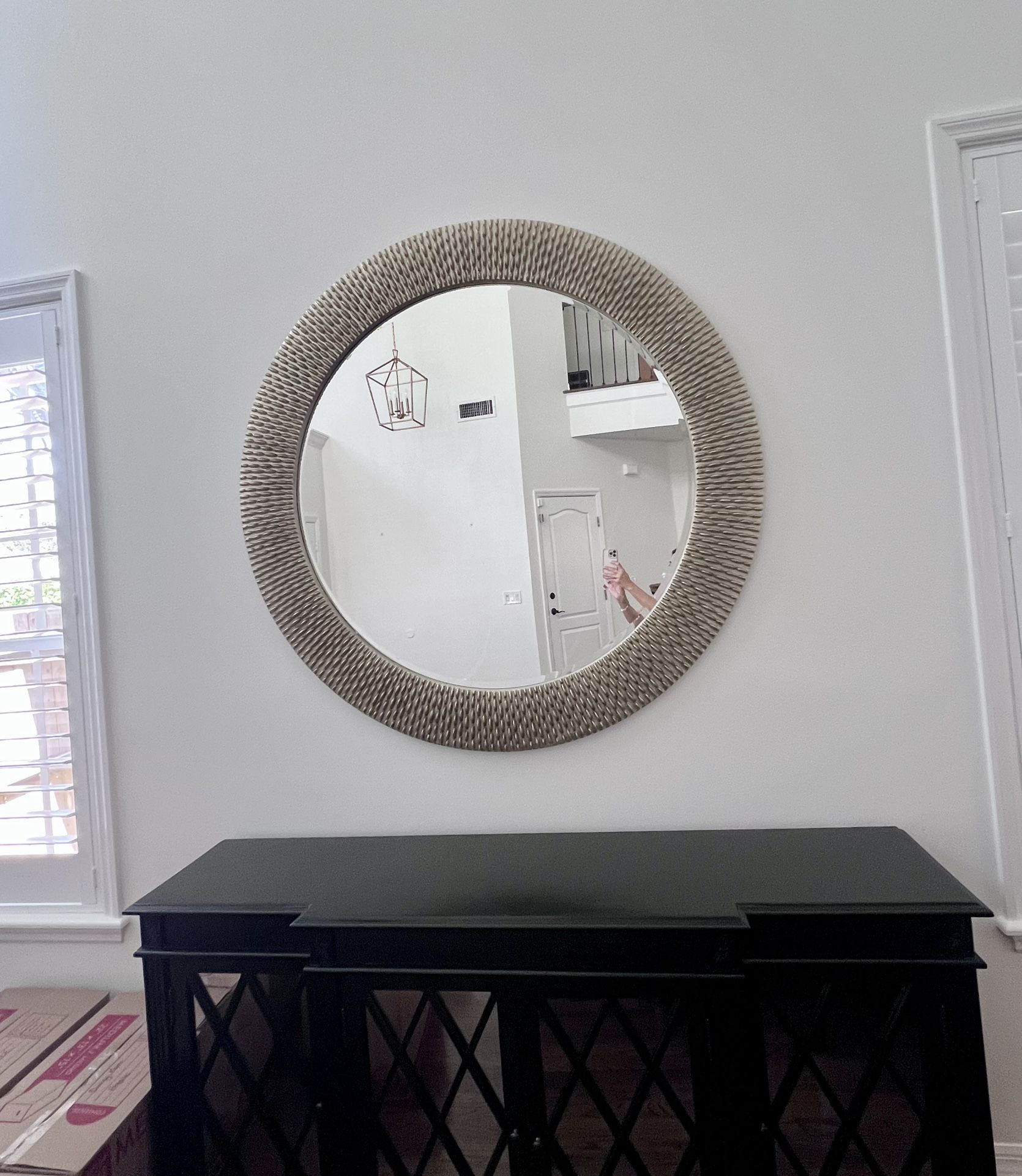 53in Round Designer Mirror