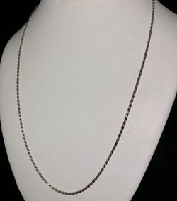 Neckless Chain Rope Silver 925, 20” ID5.9 $30.00