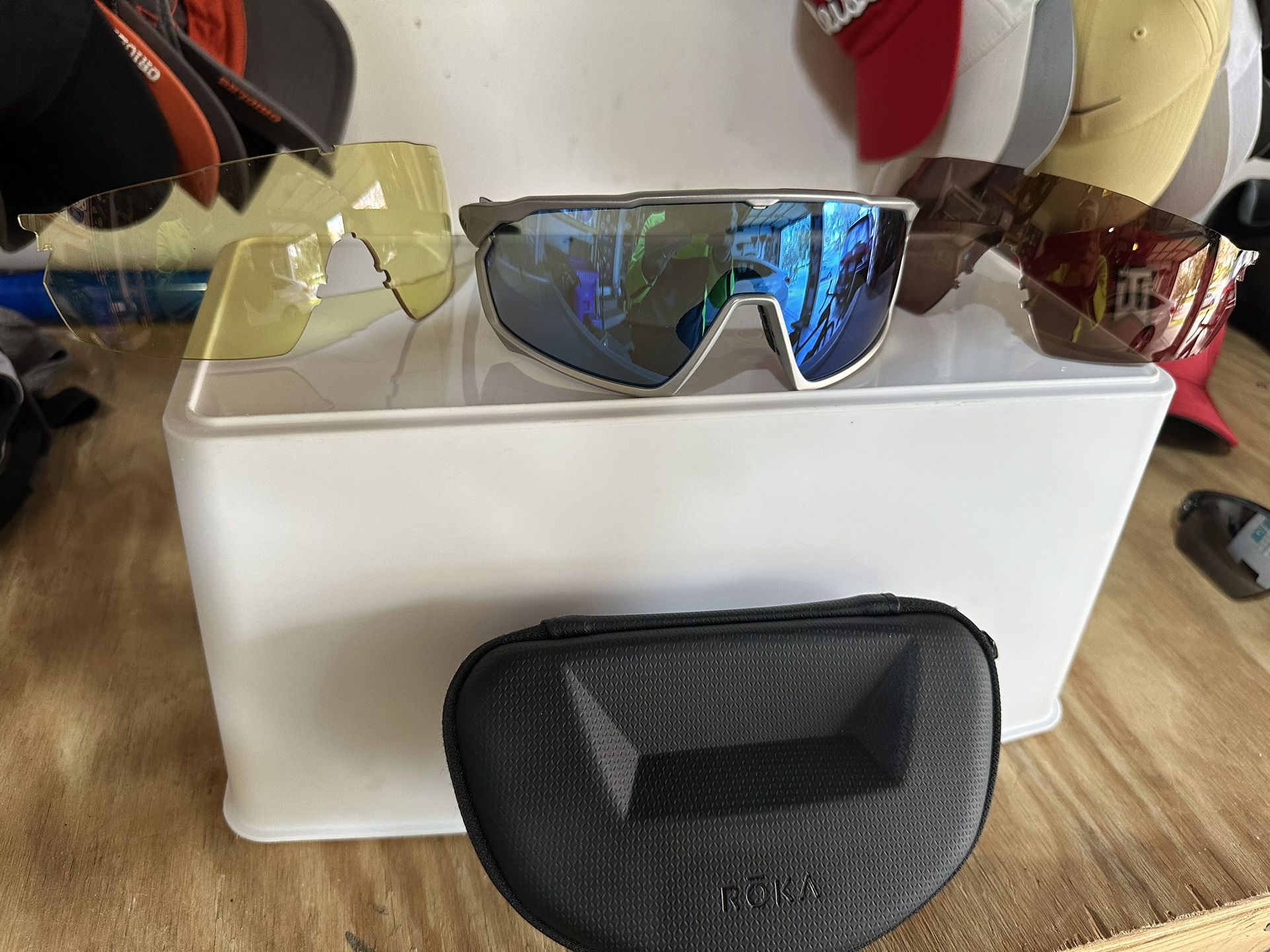 Roka CP-1x Performance Sunglasses - Frame with three lenses