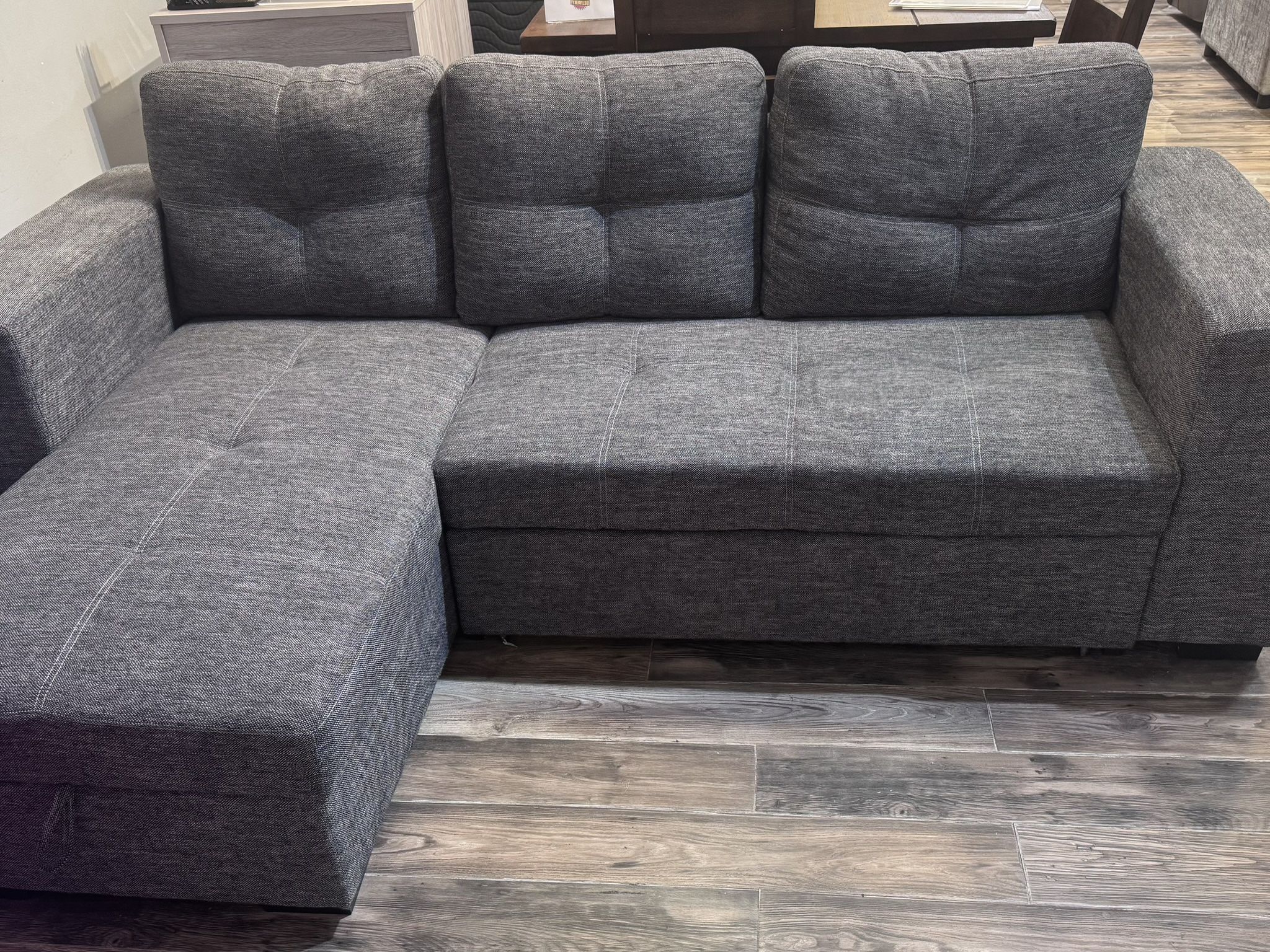 Monaco Pulled Out Sofa Sectional With Storage