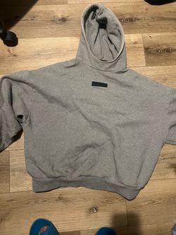 Fear of God Essentials Grey Pullover Hoodie
