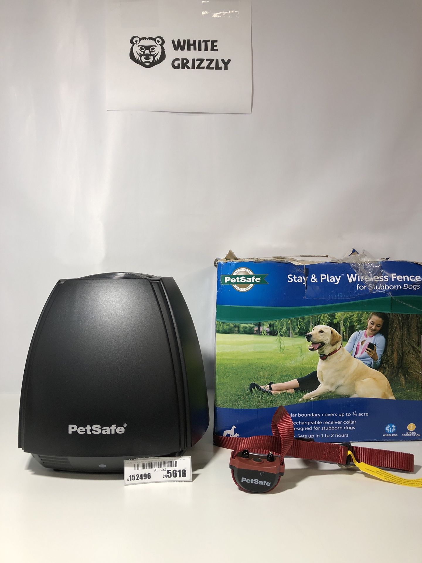 PetSafe Stay and Play Wireless Fence for Stubborn Dogs from the Parent Company of Invisible Fence Brand - Above Ground Electric Pet Fence with Waterpr