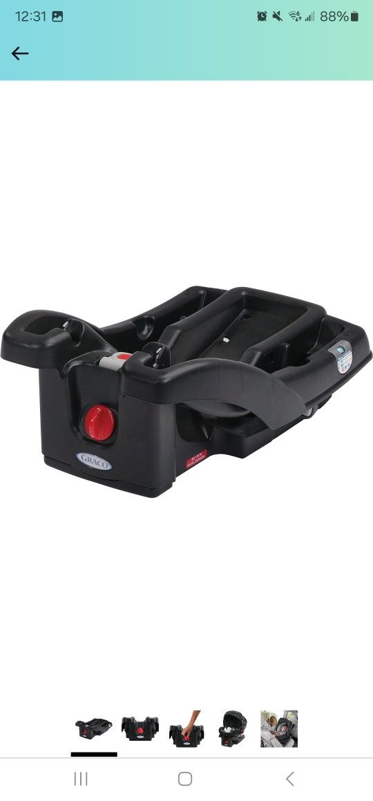 Graco SnugRide Click Connect 30/35 LX Infant Car Seat Base, Black

