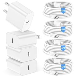 4pks iPhone 15 16 Charger,iPad Charger 4Pack 6FT USB C to C Charging Cable Cord
