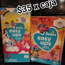 Pampers Easy Ups/$35 Each (Cada Caja)