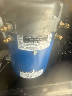 Club car precedent high speed D&D motor