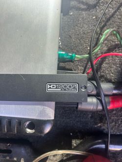 Jl audio hd 1200/1 car amplifier