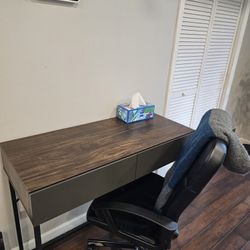 Desktop With Chair