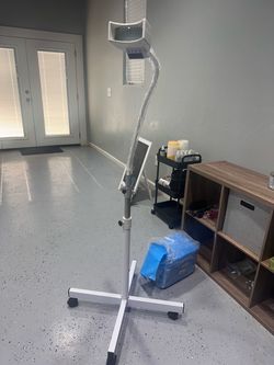 Teeth Whitening LED Light on Rolling Stand