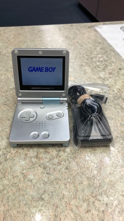 Nintendo GameBoy Advance SP AGS-101 Pearl Blue With Charger (70503180)