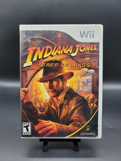 Nintendo Wii Indiana Jones & The Staff Of Kings ( Tested & Working  ) 