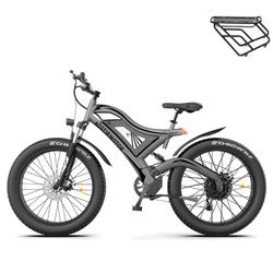 Electric Bike for Adults750W/48V/15Ah Ebike with Removable Battery Electric Bicycle with 26"×3.0 Fat Tire, Mountain E Bike for Men Women, 7-Speed Tran