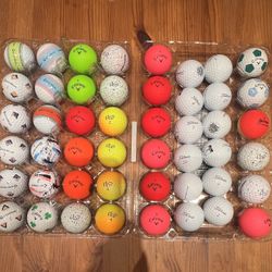 48 GOLF BALLS (EXCELLENT / MINT) 