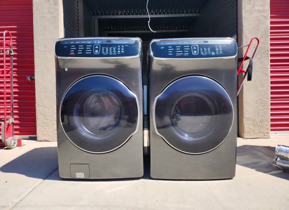 Samsung Largest Capacity Flex Dual Washer And Dryer Set