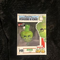 Grinch in underwear Funko Pop Gamestop Exclusive. 