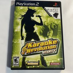 Karaoke Revolution Party - PlayStation 2 Konami  Complete With Manual Tested