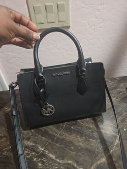 Michael Kors Black Saffiano Leather Satchel