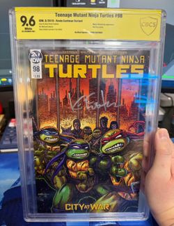 TMNT #98 CBCS 9.6 Signed Kevin Eastman – Variant Cover