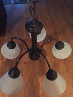 5 light chandelier