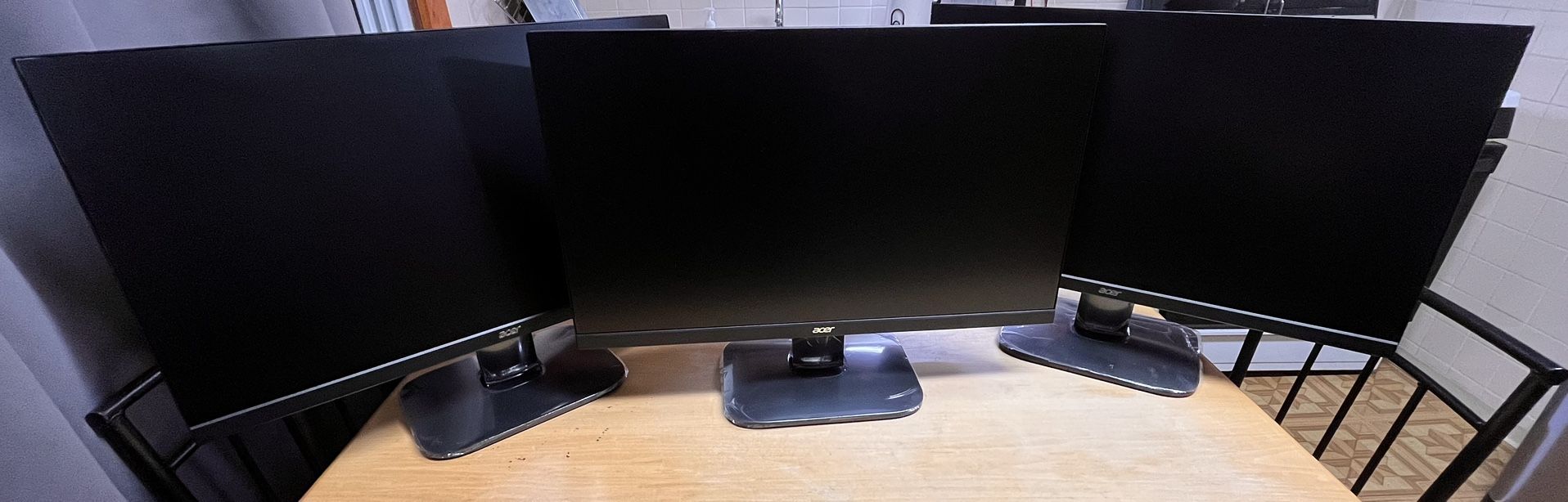 3 Acer 27” Monitors