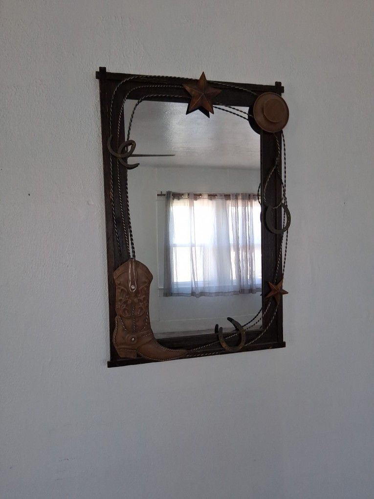 Country Theme Mirror 24" X 36"