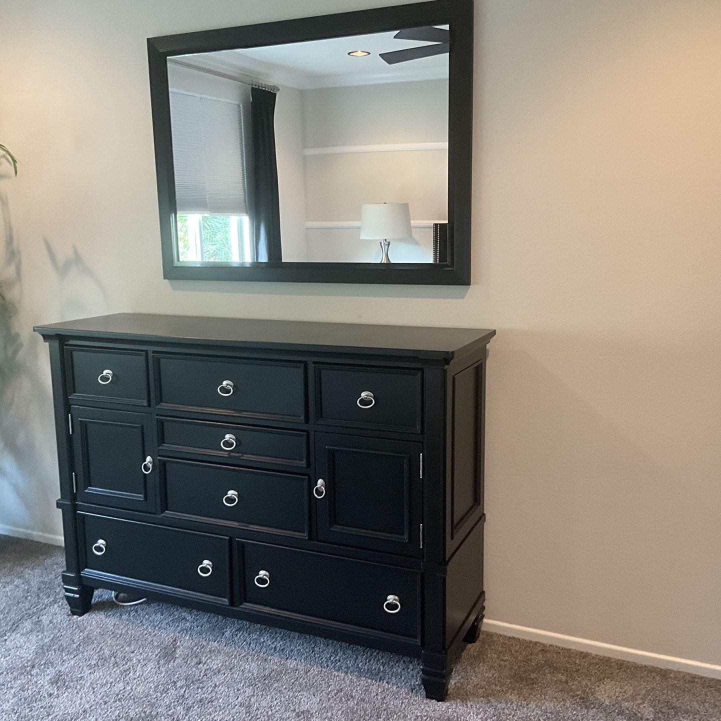 Dresser And Mirror