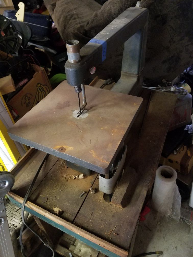 Older heavy duty scroll saw
