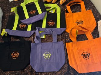 Trader Joe's Reusable Tote Bags – Set of 6