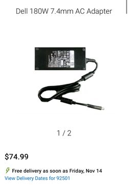 Dell 180W 7.4mm AC Adapter