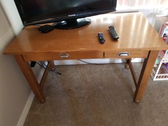 Desk, solid wood $60