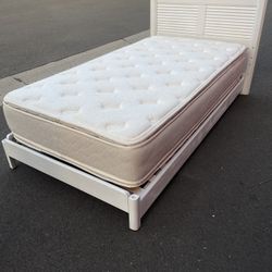 Twin Size Bed With Mattress 