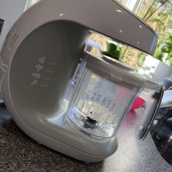 EVLA'S Baby Food Maker, Steamer, Blender, Baby Food Processor for Healthy Homemade Baby Food in Minutes, Touch Screen with 6 Reusable Food Pouches