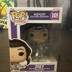 NEW IN HAND Zoey What It Sounds Like K-Pop Demon Hunters Funko Pop #2429 Huntr/X