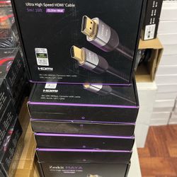 Zeskit Certified 2.1 8K HDMI Cable 48Gbps 4K120Hz Compatible with Soundbar eARC HDR10 VRR Dolby Vision Atmos HDCP 2.2 2.3 PS5 Xbox Series X Apple TV R