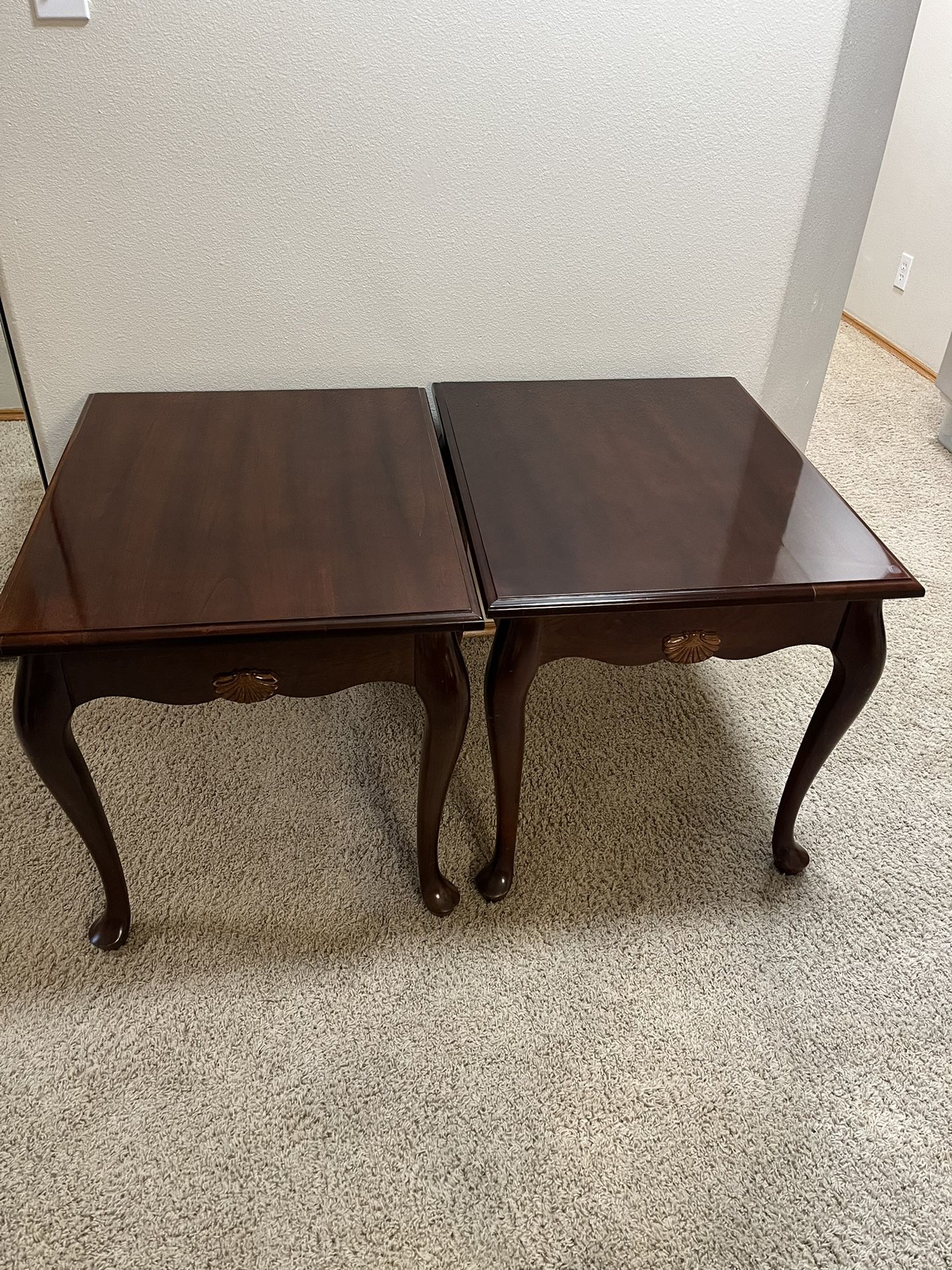 Queen Anne Style End Tables