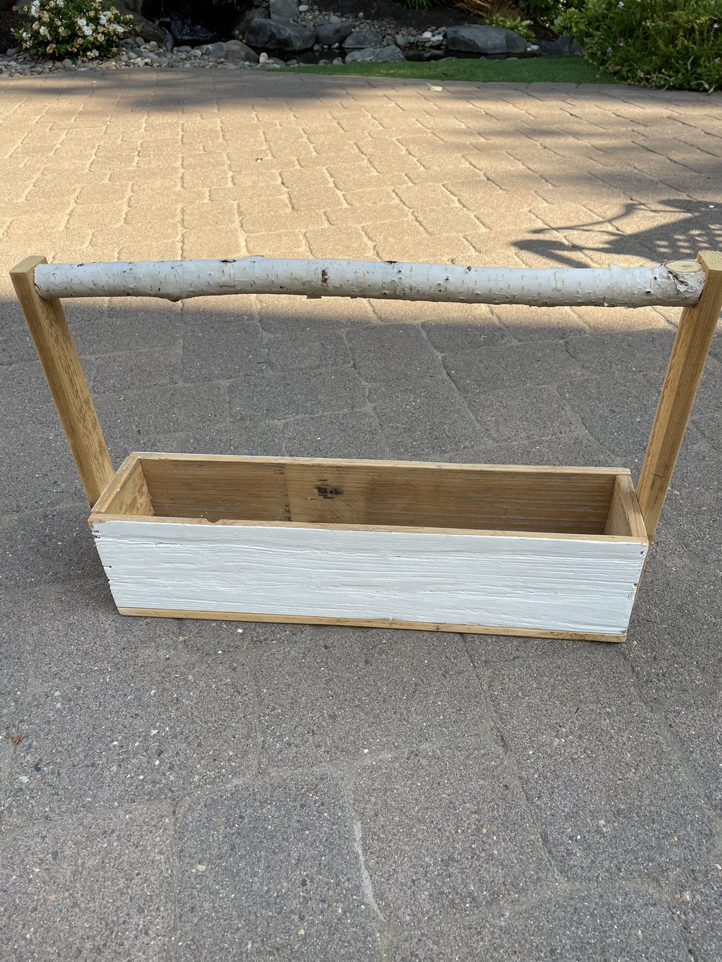 Wooden Plant Toy Book Caddy Organizer Holder 23”x16”5”